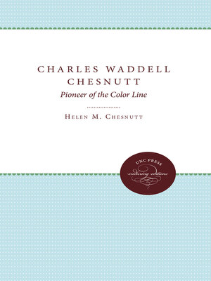 cover image of Charles Waddell Chesnutt